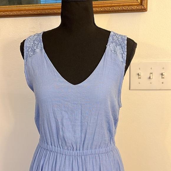 New Directions Color Block Sleeveless V-Neck Maxi, Sz. M. - Picture 3 of 11